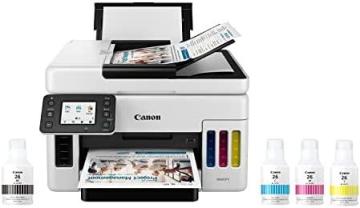 Canon GX6021 All-in-One Wireless Supertank Printer-for Businesses, White