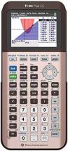 Texas Instruments TI-84 Plus CE Color Graphing Calculator, Rose Gold (Metallic)