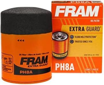 Fram Extra Guard PH8A, 10K Mile Change Interval Spin-On Oil Filter