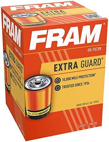 Fram Extra Guard PH3675, 10K Mile Change Interval Spin-On Oil Filter