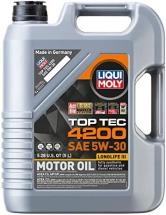 Liqui Moly 2011 Top Tec 4200 SAE 5W-30 Longlife Motor Oil - 5 Liter