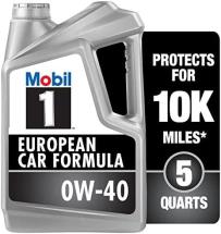 Mobil 1 FS European Car Formula Full Synthetic Motor Oil 0W-40, 5 Quart
