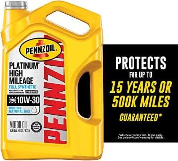 Pennzoil Platinum High Mileage Full Synthetic 10W-30 Motor Oil