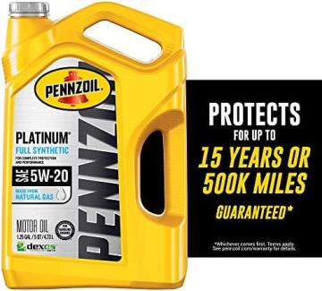 Pennzoil Platinum Full Synthetic 5W-20 Motor Oil (5-Quart)