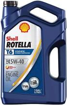 Pennzoil Shell Rotella T6 Full Synthetic 5W-40 Diesel Engine Oil (1-Gallon)
