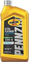Pennzoil Ultra Platinum Full Synthetic 0W-40 Motor Oil (1 Quart)