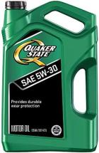 Quaker State Motor Oil, Synthetic Blend 5W-30 (5-Quart)