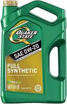 Quaker State Full Synthetic 0W-20 Motor Oil (5-Quart)