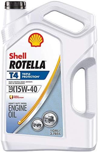 Shell Rotella T4 Triple Protection Conventional 15W-40 Diesel Engine Oil (1-Gallon)