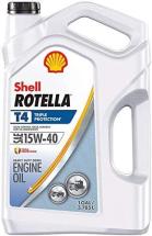 Shell Rotella T4 Triple Protection Conventional 15W-40 Diesel Engine Oil (1-Gallon)