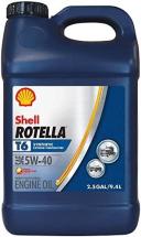 Shell Rotella T6 Full Synthetic 5W-40 Diesel Engine Oil (2.5-Gallon)