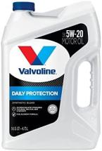Valvoline Daily Protection SAE 5W-20 Synthetic Blend Motor Oil 5 QT