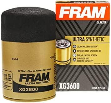 Fram Ultra Synthetic XG3600 Automotive Replacement Oil Filter