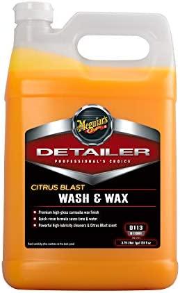 Meguiar's D11301 Citrus Blast Wash & Wax - 1 Gallon Container