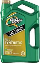 Quaker State Full Synthetic 5W-20 Motor Oil (5-Quart, Single Pack)