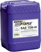 Royal Purple 05154 API-Licensed SAE 15W-40 High Performance Synthetic Motor Oil - 5 Gallon