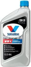 Valvoline VR1 Racing SAE 10W-30 High Performance High Zinc Motor Oil 1 QT