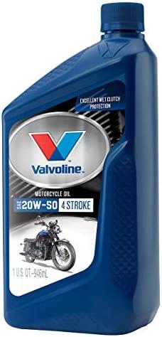 Valvoline 4-Stroke Motorcycle 20W-50 Motor Oil 1 QT
