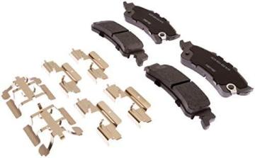 ACDelco Silver 14D792CHF1 Ceramic Rear Disc Brake Pad Set with Clips