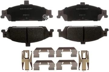 ACDelco Silver 14D727CHF1 Ceramic Front Disc Brake Pad Set