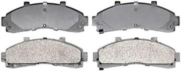 ACDelco Silver 14D652M Semi-Metallic Front Disc Brake Pad Set with Wear Sensor