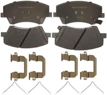 ACDelco Silver 14D1912CH Ceramic Front Disc Brake Pad Set