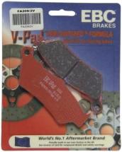 EBC Brakes FA209/2V Semi Sintered Disc Brake Pad, Black, One-Size