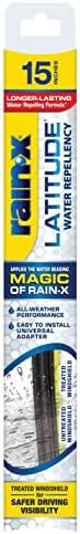 Rain-X 5079273-2 Latitude 2-In-1 Water Repellent Wiper Blades, 15 Inch Windshield Wipers