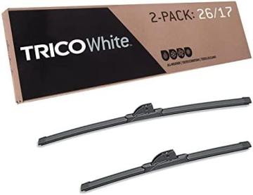 Trico White 26 Inch & 17 Inch Pack of 2 Windshield Wiper Blades