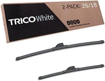 Trico White 26 Inch & 18 Inch Pack of 2 Windshield Wiper Blades