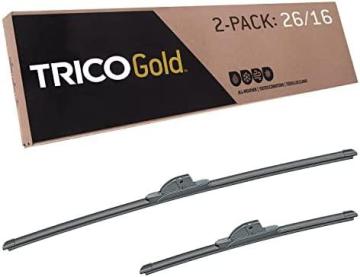 Trico Gold 26 & 16 Inch Pack of 2 Automotive Replacement Windshield Wiper Blades