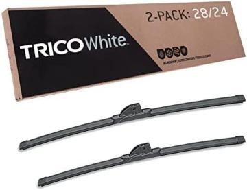 Trico White 28 Inch & 24 Inch pack of 2 Windshield Wiper Blades