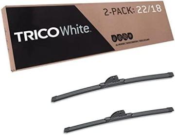 Trico White 22 Inch & 18 Inch pack of 2 Windshield Wiper Blades