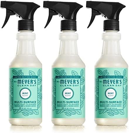 Mrs. Meyer's All-Purpose Cleaner Spray, Limited Edition Mint, 16 fl. oz - Pack of 3