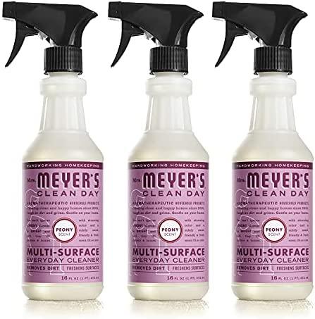 Mrs. Meyer's All-Purpose Cleaner Spray, Peony, 16 fl. oz - Pack of 3