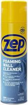 Zep ZUFWC18 Foaming Wall Cleaner, 18 oz, Clear