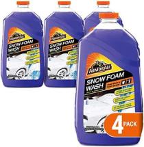 Armor All Car Wash Snow Foam Formula, Cleaning Concentrate, 50 Fl Oz, Pack of 4, Purple