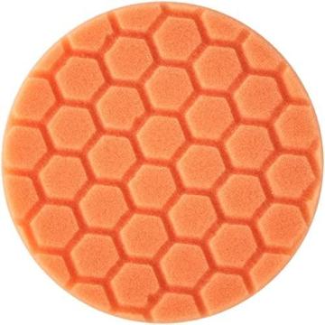 Chemical Guys BUFX_102_HEX5 Hex-Logic Medium-Heavy Cutting Pad, Orange