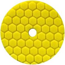 Chemical Guys BUFX111HEX5 Hex-Logic Quantum Heavy Cutting Pad, Yellow