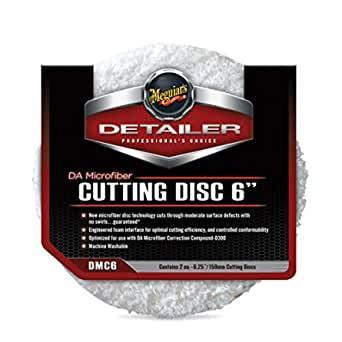 Meguiar's DMC6 DA 6" Microfiber Cutting Disc, 2 Pack