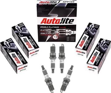 Autolite APP104 Double Platinum Automotive Replacement Spark Plugs