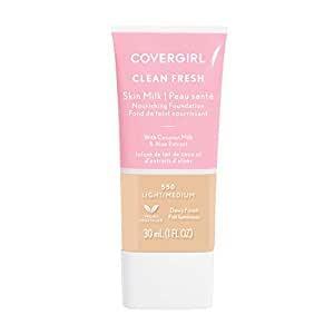 CoverGirl Clean Fresh Skin Milk Foundation, Light/Medium, 1 Count