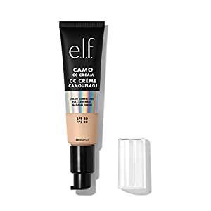 e.l.f. Camo CC Cream, Color-Correcting Full Coverage Foundation, Fair 120 N, 1.05 Oz