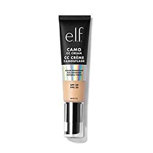e.l.f. Camo CC Cream, Color Correcting Medium-To-Full Coverage Foundation, Light 240 W, 1.05 Oz