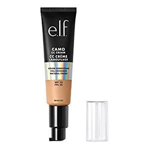 e.l.f. Camo CC Cream, Color Correcting Medium-To-Full Coverage Foundation, Medium 330 W, 1.05 Oz