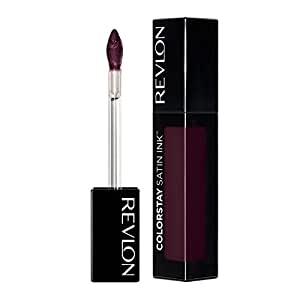 Revlon Liquid Lipstick by Revlon, Face Makeup, ColorStay Satin Ink, 022 Black Cherry, 0.17 Fl Oz