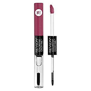 Revlon Liquid Lipstick with Clear Lip Gloss by Revlon, Infinite Raspberry (005), 0.07 Oz