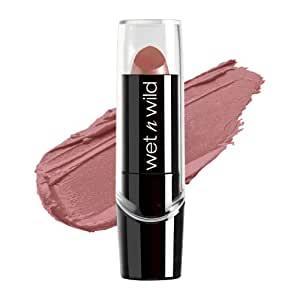 wet n wild Silk Finish Lipstick| Hydrating Lip Color Dark Pink Frost