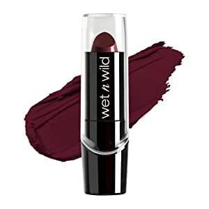 wet n wild Silk Finish Lipstick, Hydrating Lip Color, Black Orchid Red