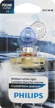 Philips PSX24W CrystalVision Platinum Upgrade Headlight Bulb